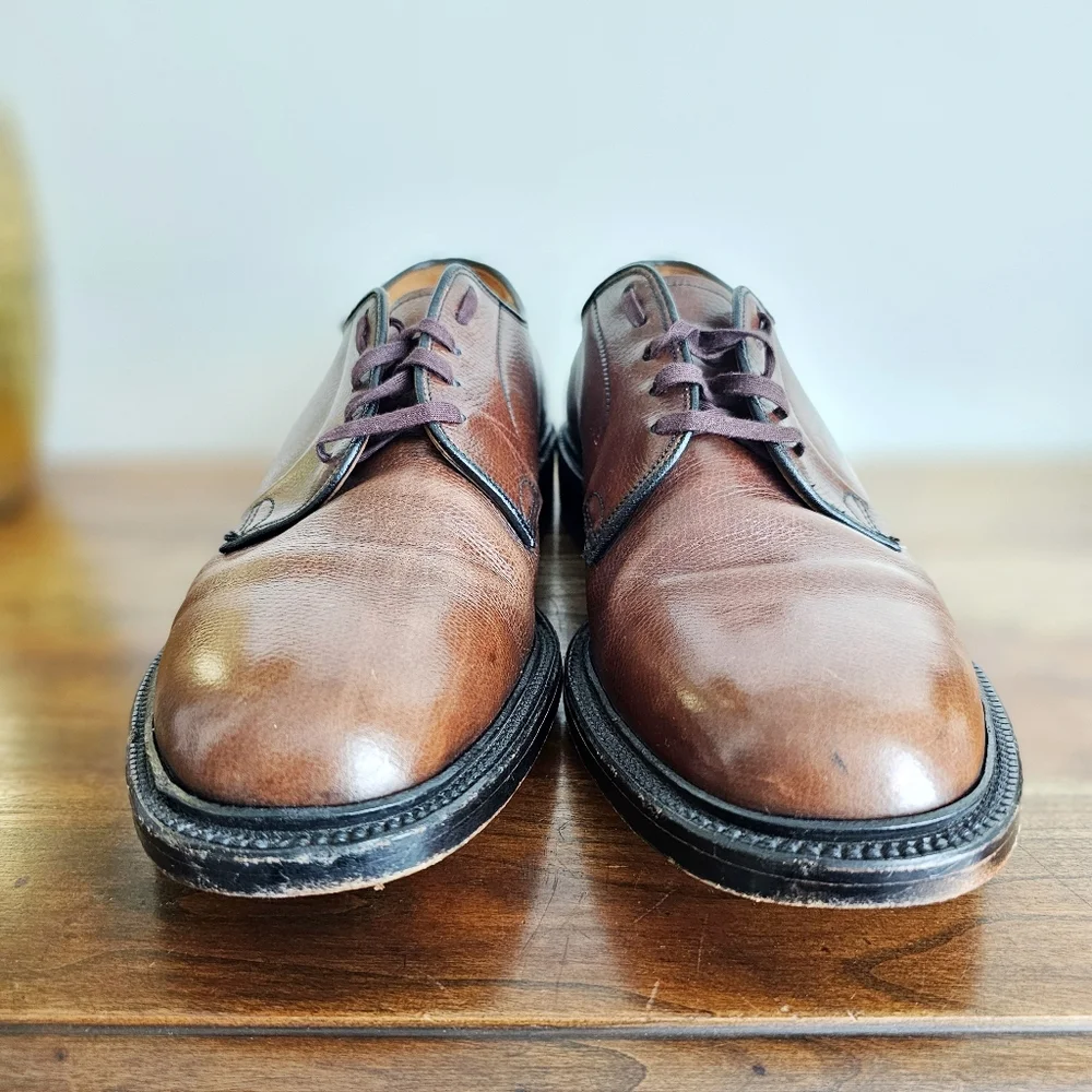 VTG Wright Arch Preserver Union Made USA Leather Oxford Shoes Men’s 8 Durexcel